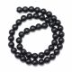 Black Stone Beads 8-9 mm 1 strand AK1610