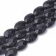 Mustast kivist helmed 18x13 mm 4 tk. 1 kott AK1616