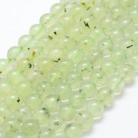 Natural Prehnito beads 10 mm 1 strand 