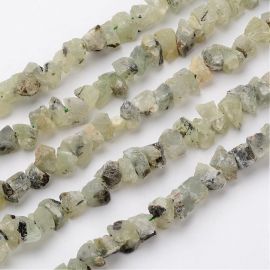 Natural Nuggets of Prehnito Beads 18-25x14-19x7-13 mm 1 strand 