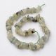 Natural Nuggets of Prehnito Beads 18-25x14-19x7-13 mm 1 strand AK1607
