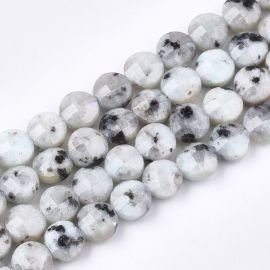 Natural Larimar beads 4-5x6-6.5 mm 1 strand 