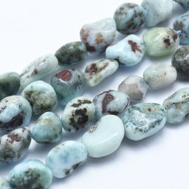 Dabiskas Larimar krelles 5-8 mm 1 pavediens AK1591