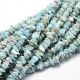 Dabiskas Larimar mikroshēmas 5-14x4-10 mm 1 pavediens AK1595