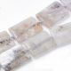 Natural Chalcedon Beads 35x25x8 mm 1 pcs AK1638