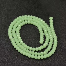 Glass beads 4x3 mm 1 strand