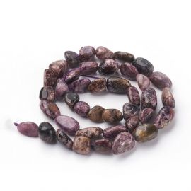Natural Charoite beads 8-10 mm 1 strand 
