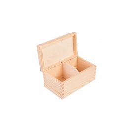 Wooden box for tea 16x9x8 cm MED0006