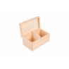Wooden box for tea 16x9x8 cm MED0006