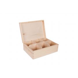Wooden box for tea 22x16x8 cm MED0009
