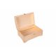 Medinė dėžutė - skrynelė su užsegimu 30x20x13,5 cm MED0027