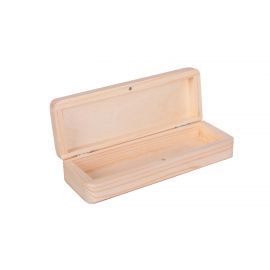 Ümardatud puidust magnetkarp 19x7 cm MED0028