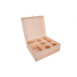 Large wooden box 38x35x14 cm MED0029