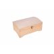 Medinė dėžutė - skrynelė su užsegimu 30x20x13,5 cm MED0027