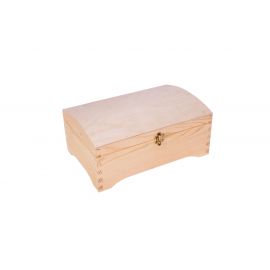 Medinė dėžutė - skrynelė su užsegimu 30x20x13,5 cm