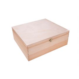 Large wooden box 38x35x14 cm