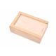 Holzkiste mit ausziehbarer Kappe 10x6,5x3 cm MED0034