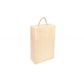 Puidust topeltveinikarp 36x20x11 cm
