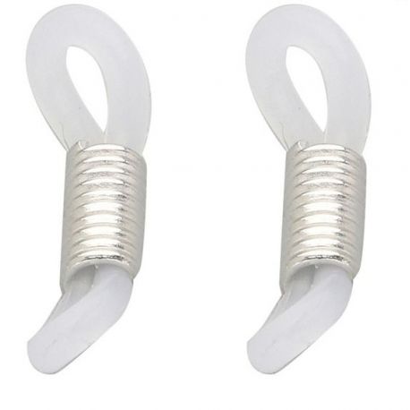 Silikon Brillenhalter, 24x7 mm 4 Stk., 1 Beutel MD2052
