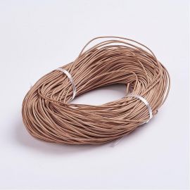 Natural leather cord, 2.00 mm., 1 m.