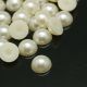 Acrylic cabochon - pearl imitation 3-4 mm., 50 pcs. KB0291