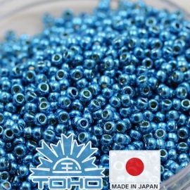 TOHO® Seed Beads Permafinish - Galvanized Aqua Sky TR-11-PF582 11/0 (2.2 mm) 10 g.