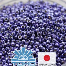 Бисер TOHO® Seed Beads PermaFinish - Metallic Polaris TR-11-PF567 11/0 (2,2 мм) 10 г. TR-11-PF567
