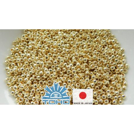 TOHO® seemnehelmed PermaFinish - tsingitud kollane kuld TR-11-PF559 11/0 (2,2 mm) 10 g. TR-11-PF559