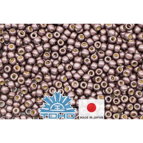 TOHO® Samenperlen PermaFinish - Matt verzinkt lila TR-11-PF556F 11/0 (2,2 mm) 10 g. TR-11-PF556F