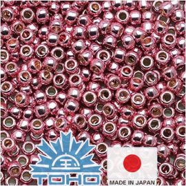 Бисер TOHO® Seed Beads PermaFinish - розово-лиловый оцинкованный TR-11-PF553 11/0 (2,2 мм) 10 г.