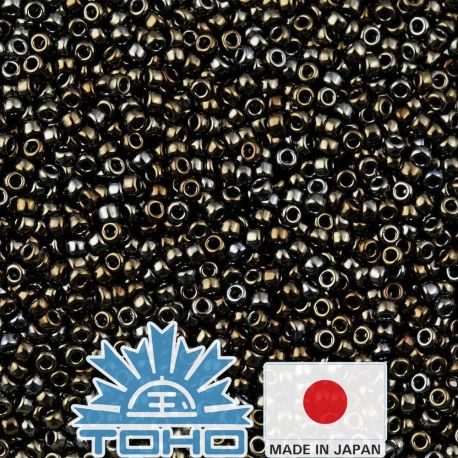 TOHO® Seed Beads Metallic Iris - Brown TR-11-83 11/0 (2.2 mm) 10 g. TR-11-83
