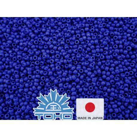 Бисер TOHO® Seed Beads Opaque Navy Blue TR-11-48 11/0 (2.2 мм) 10 г. TR-11-48