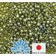 TOHO® seemnehelmed kuldkihiga roheline tee TR-11-457 11/0 (2,2 mm) 10 g. TR-11-457