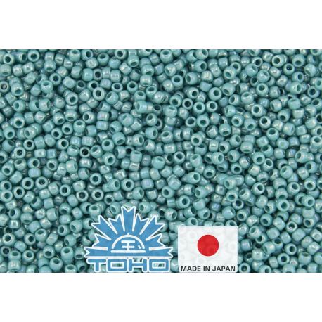 TOHO® Biseris Opaque-Rainbow Turquoise TR-11-413 11/0 (2,2 mm) 10 g. TR-11-413