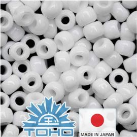 Бисер TOHO® Белый непрозрачный TR-11-41 11/0 (2,2 мм) 10 г. TR-11-41