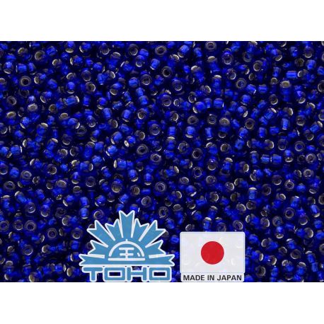 TOHO® Biseris Silver-Lined Cobalt TR-11-28 11/0 (2,2 mm) 10 g. TR-11-28