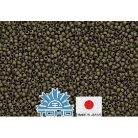 Бисер TOHO® Frosted Antique Bronze TR-11-223F 11/0 (2,2 мм) 10 г.
