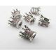 Atstarotājs - krellīte "Crown" 10x10 mm, 1 gab. II0242
