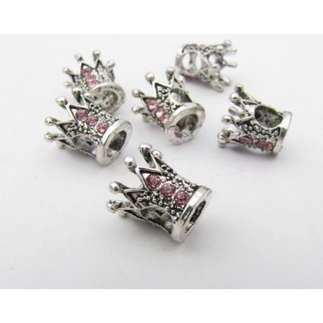 Atstarotājs - krellīte "Crown" 10x10 mm, 1 gab. II0242