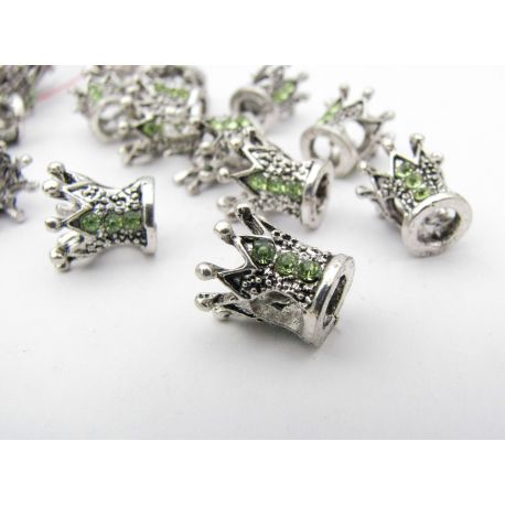 Intarpas – karoliukas „Karūna“ 10x10 mm, 1 vnt. II0243