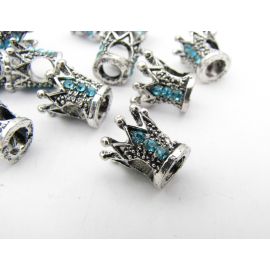 Atstarotājs - krellīte "Crown" 10x10 mm, 1 gab. II0245