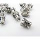 Spacer - Perle "Crown" 10x10 mm, 1 Stck. II0248
