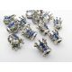 Spacer - Perle "Crown" 10x10 mm, 1 Stck. II0250
