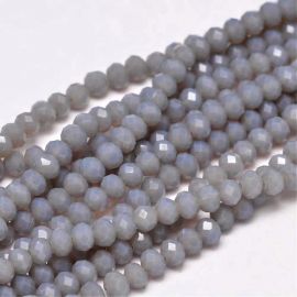 Glass beads 4x3 mm., 1 strand KK0317
