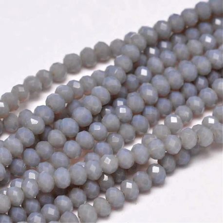 Glass beads 4x3 mm., 1 strand KK0317