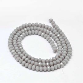 Glass beads 4x3 mm., 1 strand