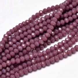 Стеклянные бусины 4х3 мм., 1 нитка KK0320