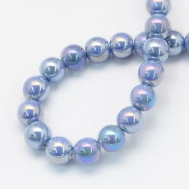 Käsitsi valmistatud keraamilised helmed 8 mm. 10 tk, 1 kott KK0322
