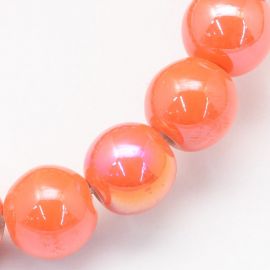 Käsitsi valmistatud keraamilised helmed 8 mm. 10 tk, 1 kott