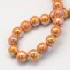 Handmade ceramic beads 8 mm. 10 pcs, 1 bag KK0324